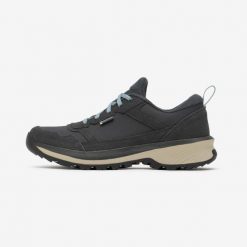 Buty turystyczne damskie Quechua NH500 niskie skóra wodoodporne. Niebieskie trekkingi QUECHUA, ze skóry, trekkingowe. Za 249.99 zł.