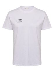 Hummel Koszulka "Go 2.0" w kolorze białym rozmiar: L. Białe bluzki Hummel, l, bez wzorów, z bawełny, bez kołnierzyka, bez ramiączek. Za 43.78 zł.