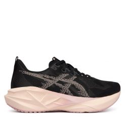 Buty do biegania Asics. Czarne obuwie sportowe Asics, bez zapięcia, do biegania. Za 679.99 zł.