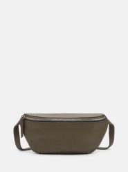 Liebeskind Berlin Skórzana saszetka "Tavia" w kolorze khaki - 27 x 14 x 7 cm rozmiar: onesize. Brązowe torby na ramię Liebeskind Berlin, bez wzorów, z materiału, sportowe, przez ramię, bez dodatków. Za 349.73 zł.