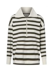 Marie Lund Bluza Kobiety biały|zielony, XS. Białe bluzy Marie Lund, xs, bez wzorów, bez kaptura. Za 199.95 zł.