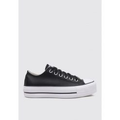 Buty Converse Chuck Taylor All Star Lift Ox Czarny. Czarne trampki Converse, bez wzorów, bez zapięcia. Za 379.45 zł.