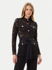 ARTIGLI Koszula ACGI000737 Czarny Regular Fit. Czarne koszule Artigli, bez wzorów, z syntetyku, bez kołnierzyka, bez ramiączek. Za 269.99 zł.