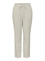 Vero Moda Spodnie "Jesmilo" w kolorze kremowym rozmiar: S. Brązowe spodnie materiałowe Vero Moda, na imprezę, s, bez wzorów, z materiału. Za 105.38 zł.