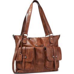 Torebka RIEKER - H1399-22 Brown. Brązowe torby na ramię Rieker, bez wzorów, ze skóry ekologicznej, na ramię, bez dodatków. Za 219.00 zł.