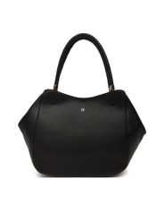 Aigner Torebka 137422 Czarny. Czarne shopper Aigner, bez wzorów, ze skóry, bez dodatków. Za 3,529.00 zł.