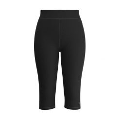 Legginsy 3/4 klasyczne z wełny merino termiczne dla kobiet Smartwool. Czarne legginsy Smartwool, l, bez wzorów, z dzianiny. Za 476.50 zł.