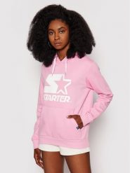 Starter Bluza SDG-001-BD Różowy Regular Fit. Czerwone bluzy Starter, s, bez wzorów, z bawełny, bez kaptura. Za 99.99 zł.
