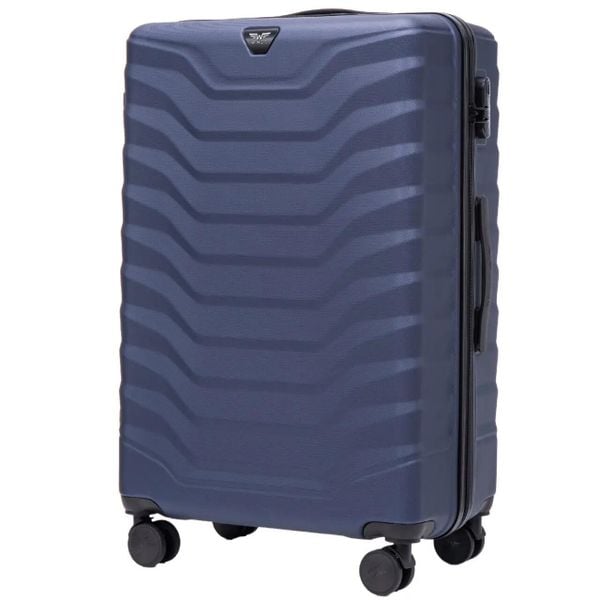 Walizka duża Wings PEAFOWL 2.0 28" BLUE. Niebieskie walizki Wings, bez wzorów, duże. Za 259.90 zł.