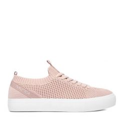 Tenisówki Nautica. Czerwone trampki Nautica, bez wzorów, bez zapięcia. Za 149.99 zł.