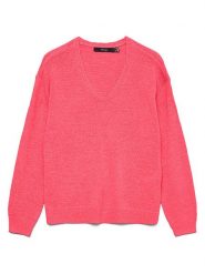 Vero Moda Sweter w kolorze czerwonym rozmiar: M. Czerwone swetry Vero Moda, m, bez wzorów, bez ramiączek. Za 69.99 zł.
