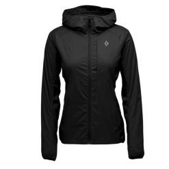 Bluza damska z kapturem Black Diamond Alpine Start. Czarne bluzy Black Diamond, bez wzorów, z kapturem. Za 723.50 zł.