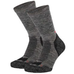 Skarpety turystyczne - Wełna Merino - Multi antracyt - 2 pary. Szare skarpety XTREME, bez wzorów, z wełny. Za 128.95 zł.