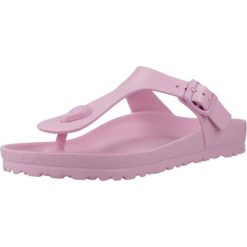 Japonki damskie Birkenstock Gizeh Eva. Czerwone klapki Birkenstock, bez wzorów, z materiału, bez obcasa. Za 334.00 zł.
