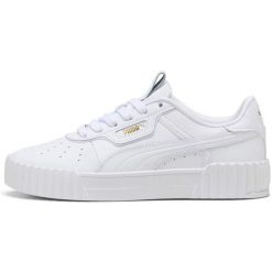 Do dodania, Kobiety. Białe obuwie sportowe Puma, ze skóry, bez zapięcia. Za 390.00 zł.