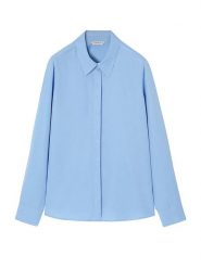 TATUUM Koszula "Erwina" w kolorze błękitnym rozmiar: 40. Niebieskie koszule Tatuum, bez wzorów, z lyocellu, bez kołnierzyka, bez ramiączek. Za 168.06 zł.