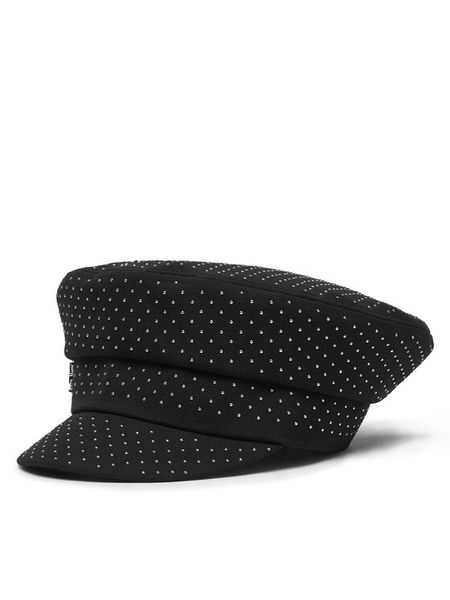 KARL LAGERFELD Kaszkiet B3W33007 Czarny. Czarne rękawiczki KARL LAGERFELD, bez wzorów, z wełny. Za 529.99 zł.