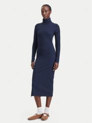 Tommy Jeans Sukienka dzianinowa Bodycon DW0DW23320 Granatowy Slim Fit. Niebieskie sukienki Tommy Jeans, l, bez wzorów, z bawełny, bez kołnierzyka, bez ramiączek, bodycon. Za 296.99 zł.