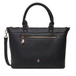 Torebka Beverly Hills Polo Club. Czarne torebki klasyczne Beverly Hills Polo Club, bez wzorów, bez dodatków. Za 229.99 zł.