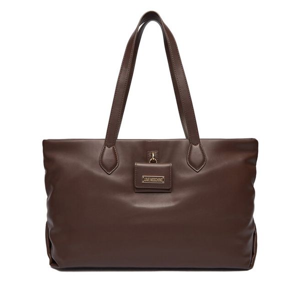 Torebka LOVE MOSCHINO. Brązowe torebki klasyczne Love Moschino, bez wzorów, bez dodatków. Za 759.99 zł.