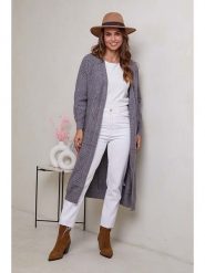 Soft Cashmere Kardigan w kolorze szarym rozmiar: 38/40. Szare kardigany Soft Cashmere, bez wzorów, z kaszmiru. Za 123.25 zł.