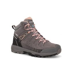 Buty trekkingowe damskie TREZETA Thunder Leather Mid W's z membraną WP. Szare trekkingi Trezeta, trekkingowe. Za 639.90 zł.