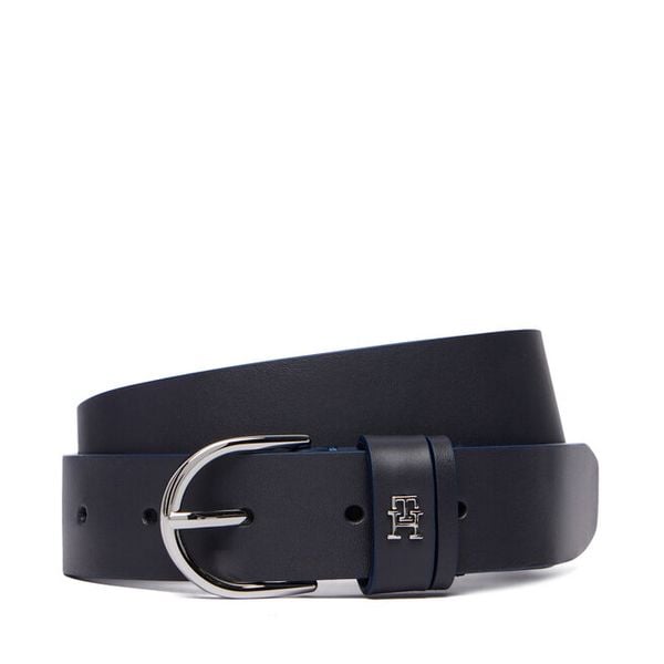 Pasek Tommy Hilfiger. Niebieskie paski TOMMY HILFIGER, bez wzorów. Za 229.99 zł.