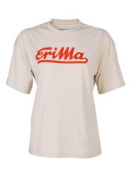 Erima Koszulka "Retro 2.0" w kolorze beżowym rozmiar: L. Brązowe bluzki Erima, l, bez wzorów, z bawełny, retro, bez kołnierzyka, bez ramiączek. Za 74.45 zł.