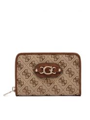 Guess Portfel Samantha Slg SWJG23 13140 Brązowy jasny. Brązowe portfele Guess, z aplikacjami, z materiału. Za 264.99 zł.