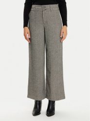 Karen by Simonsen Spodnie materiałowe Rigmor 10105089 Beżowy Loose Fit. Brązowe spodnie materiałowe Karen by Simonsen, bez wzorów, z materiału. Za 259.99 zł.