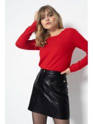 Perfect Cashmere Kaszmirowy sweter "Oprah" w kolorze czerwonym rozmiar: L. Czerwone swetry Perfect Cashmere, l, bez wzorów, z kaszmiru, bez ramiączek. Za 264.77 zł.