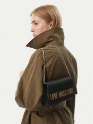 LOVE MOSCHINO Torebka JC4103PP0PKD0000 Czarny. Czarne torebki klasyczne Love Moschino, bez wzorów, bez dodatków. Za 699.99 zł.