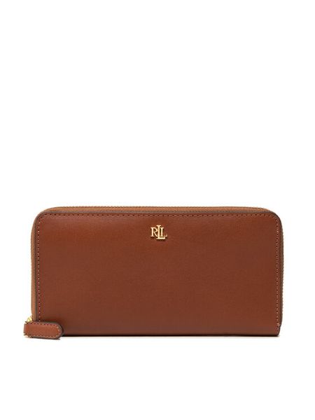 LAUREN RALPH LAUREN Portfel Zip Cont Wlt 432876730004 Brązowy. Brązowe portfele Lauren Ralph Lauren, bez wzorów, ze skóry. Za 669.99 zł.