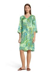 Betty Barclay Sukienka w kolorze jasnozielono-niebieskim rozmiar: 42. Zielone sukienki Betty Barclay, bez wzorów, z wiskozy, bez kołnierzyka, bez ramiączek, midi. Za 124.95 zł.