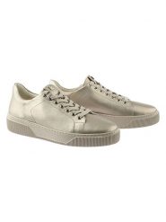 Högl Skórzane sneakersy "Isy" w kolorze złotym rozmiar: 38,5. Żółte trampki Högl, bez wzorów, bez zapięcia. Za 366.28 zł.