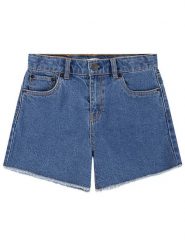 Levi's Kids Szorty dżinsowe w kolorze niebieskim rozmiar: 152. Niebieskie szorty Levi's Kids, z aplikacjami, ze skóry, klasyczne. Za 101.23 zł.