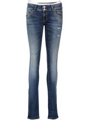 LTB Dżinsy "Molly" - Super Slim Fit - w kolorze niebieskim rozmiar: W24/L34. Niebieskie jeansy LTB, l, z aplikacjami. Za 52.67 zł.