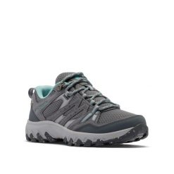 Second Life - Buty turystyczne damskie Columbia Redmont WTP - Stan Doskonały. Niebieskie trekkingi Columbia, z kauczuku, trekkingowe. Za 339.99 zł.