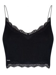 Magic Bodyfashion Top w kolorze czarnym rozmiar: XXL. Czarne topy MAGIC Bodyfashion, xxl, bez wzorów, z koronki, bez kołnierzyka, bez ramiączek. Za 58.00 zł.