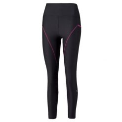 Damskie legginsy Puma Run Marathon Tight czarne. Czarne legginsy Puma, xl, bez wzorów, z elastanu, z podwyższonym stanem, długie. Za 385.99 zł.
