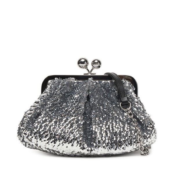 Torebka Weekend Max Mara. Szare torebki klasyczne Weekend Max Mara, bez wzorów, bez dodatków. Za 879.99 zł.