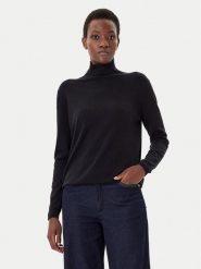 Weekend Max Mara Golf Kiku 2525366012 Czarny Regular Fit. Czarne golfy Weekend Max Mara, l, bez wzorów, z jedwabiu, bez ramiączek. Za 979.99 zł.