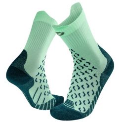 Skarpety trekkingowe kobieta Thermic Outdoor UltraCool Crew Lady wysokosc goleni. Zielone skarpety THERM-IC, bez wzorów, z elastanu. Za 116.00 zł.