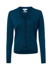 Brookshire sweter z wełny merynosowej Kobiety Wełna niebieski, M. Niebieskie kardigany brookshire, m, bez wzorów, z wełny. Za 299.95 zł.
