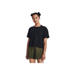 Koszulka fitness damska Under Armour Motion. Czarne bluzki Under Armour, m, bez wzorów, sportowe, bez kołnierzyka, bez ramiączek. Za 169.99 zł.