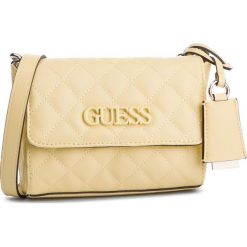 Torebka GUESS - Elliana (VG) Mini-Bags HWVG73 02780 YEL. Żółte listonoszki Guess, z aplikacjami, ze skóry ekologicznej, bez dodatków. W wyprzedaży za 219.00 zł.