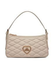 LOVE MOSCHINO Torebka JC4139PP1IL1011A Beżowy. Brązowe torebki klasyczne Love Moschino, bez wzorów, ze skóry, bez dodatków. Za 469.99 zł.
