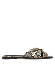 PINKO Klapki Milly 04 SD0463 P042 Beżowy. Brązowe klapki Pinko, bez wzorów, ze skóry, bez obcasa. Za 919.99 zł.