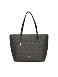 Nine West Torebka JH6389-NW Czarny. Czarne shopper Nine West, bez wzorów, z materiału, bez dodatków. Za 249.99 zł.
