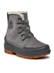 Sorel Botki Torino™ Ii Wp NL3488-052 Szary. Szare botki Sorel, bez wzorów, ze skóry, bez obcasa, na płaskiej podeszwie, bez zapięcia. Za 729.00 zł.